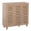 SHOE CABINET PROLLY FK9609.02 MELAMINE IN SONOMA-3 DOORS-4 SHELVES 87x32x88Hcm.