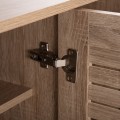SHOE CABINET PROLLY FK9609.02 MELAMINE IN SONOMA-3 DOORS-4 SHELVES 87x32x88Hcm. SHOE CABINET PROLLY FK9609.02 MELAMINE IN SONOMA-3 DOORS-4 SHELVES 87x32x88Hcm.