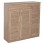 SHOE CABINET PROBY FK9607.02 MELAMINE IN SONOMA 120x37,5x121,5Hcm.