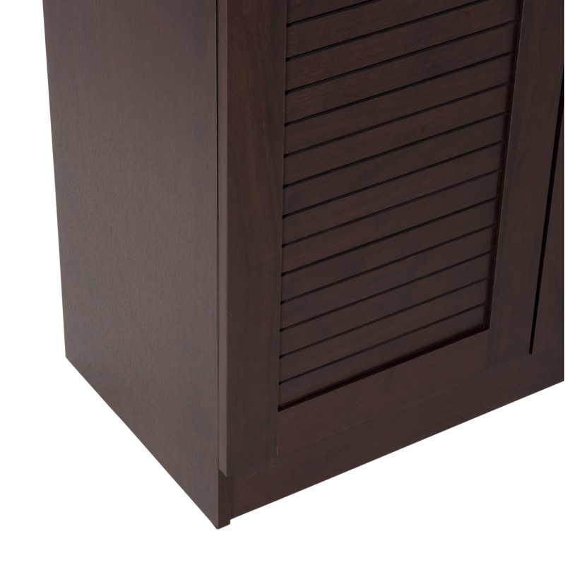 SHOE CABINET PROBY FK9607.01 MELAMINE IN WENGE 120x37,5x121,5Hcm. SHOE CABINET PROBY FK9607.01 MELAMINE IN WENGE 120x37,5x121,5Hcm.
