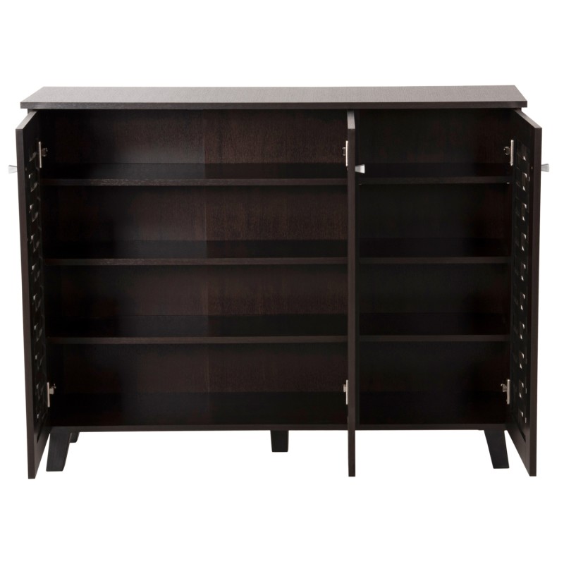 SHOE CABINET PRODY FK9610.01 MELAMINE IN WENGE 3 DOORS 115x34x89Hcm. SHOE CABINET PRODY FK9610.01 MELAMINE IN WENGE 3 DOORS 115x34x89Hcm.
