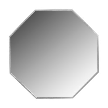 WALL MIRROR FK9583.40 OCTAGON SILVER ALUMINUM FRAME 55,5x2,5x55,5Hcm.