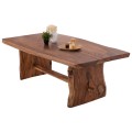 DINING TABLE ULYSES FK9758 SOLID SUAR WOOD IN NATURAL COLORING 250x90x78Hcm.
