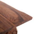 DINING TABLE ULYSES FK9758 SOLID SUAR WOOD IN NATURAL COLORING 250x90x78Hcm.
