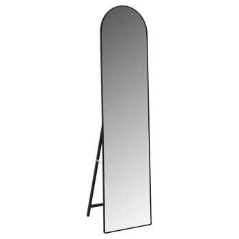 FLOOR STANDING MIRROR JOELY FK9578.01 ALUMINUM FRAME IN BLACK COLOR 40x31x160Hcm.