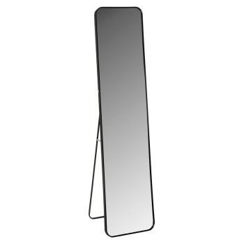 FLOOR STANDING MIRROR BOELY FK9577.01 ALUMINUM FRAME IN BLACK COLOR 40x35x160Hcm.