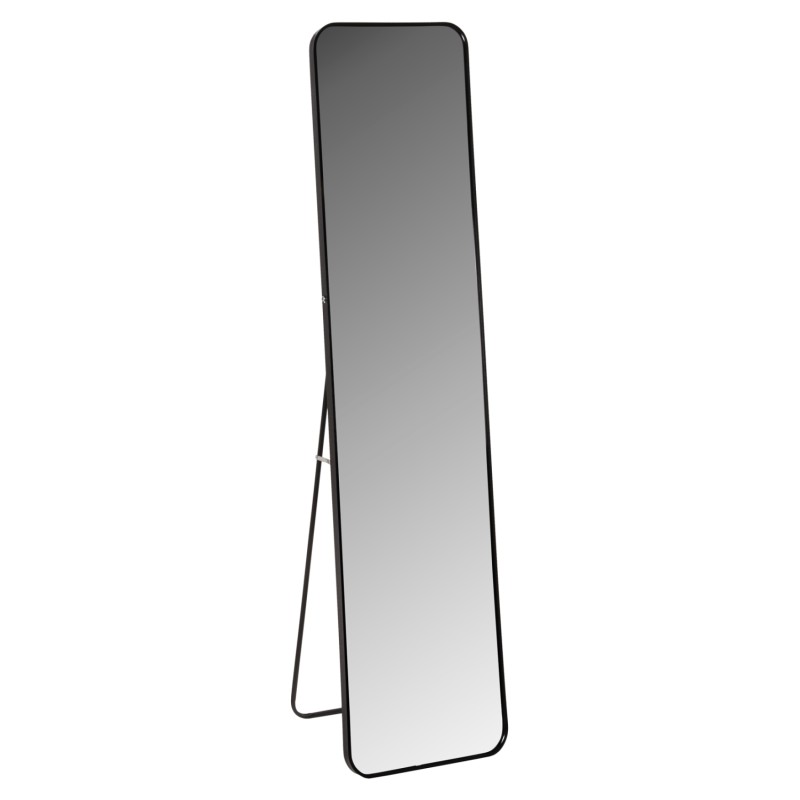 FLOOR STANDING MIRROR BOELY FK9577.01 ALUMINUM FRAME IN BLACK COLOR 40x35x160Hcm.