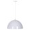 CEILING PENDANT LAMP FK4079 WHITE METAL ROUND CAP Φ40x125Hcm.