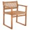 ARMCHAIR NARLEY FK9824 TEAK WOOD-SYNTHETIC ROPE IN NATURAL COLOR 60.5x52x76Hcm.