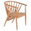 ARMCHAIR PERMAINE FK9825 TEAK WOOD-SYNTHETIC ROPE IN NATURAL COLOR 57.5x59.5x82Hcm.