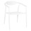 ARMCHAIR SERLY FK6052.01 WHITE ALUMINUM-WHITE TEXTILENE 56x61x74,5Hcm.