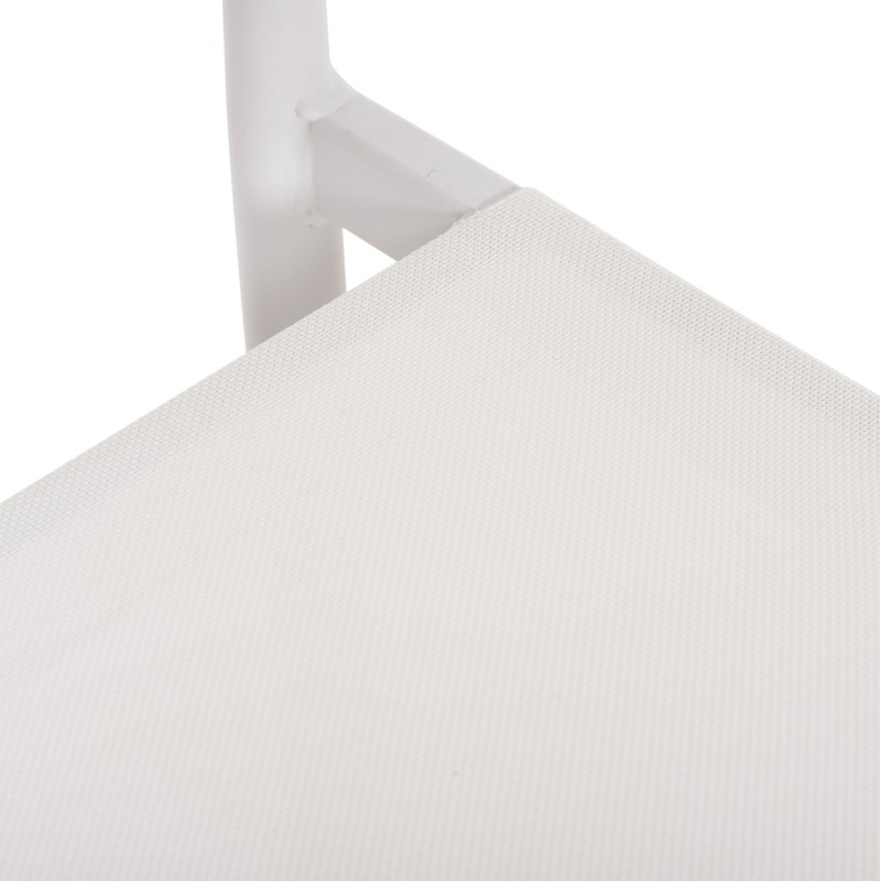 ARMCHAIR SERLY FK6052.01 WHITE ALUMINUM-WHITE TEXTILENE 56x61x74,5Hcm. ARMCHAIR SERLY FK6052.01 WHITE ALUMINUM-WHITE TEXTILENE 56x61x74,5Hcm.