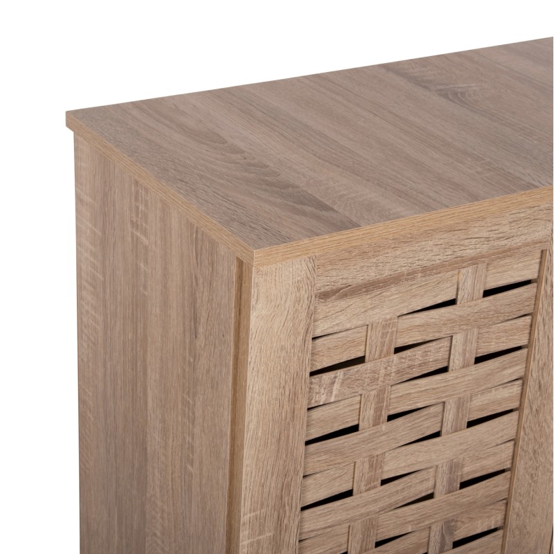 SHOE CABINET PRODY FK9610.02 MELAMINE IN SONAMA 3 DOORS 115x34x89Hcm. SHOE CABINET PRODY FK9610.02 MELAMINE IN SONAMA 3 DOORS 115x34x89Hcm.