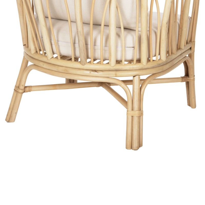 ARMCHAIR ESTOR FK9817 RATTAN IN NATURAL-WHITE CUSHION--B'RATED 78x75x92Hcm. ARMCHAIR ESTOR FK9817 RATTAN IN NATURAL-WHITE CUSHION--B'RATED 78x75x92Hcm.