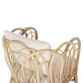 ARMCHAIR ESTOR FK9817 RATTAN IN NATURAL-WHITE CUSHION--B'RATED 78x75x92Hcm. ARMCHAIR ESTOR FK9817 RATTAN IN NATURAL-WHITE CUSHION--B'RATED 78x75x92Hcm.