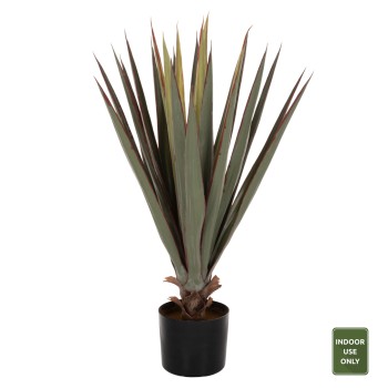 DECORATIVE SYNTHETIC PLANT IN POT FK7985 SISAL AGAVE Φ13,5x13-76Hcm.