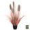 DECORATIVE SYNTHETIC PLANT IN POT FK4015 GRASS + FEATHERS Φ14,5x12,5-86Hcm.