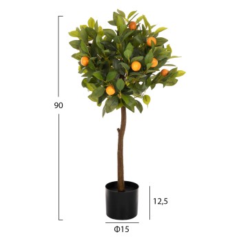 DECORATIVE SYNTHETIC PLANT IN POT FK4021 ORANGE TREE Φ15x12.5-90Hcm.