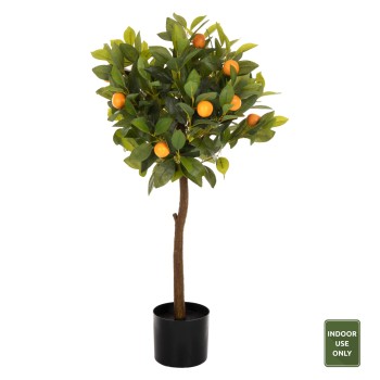 DECORATIVE SYNTHETIC PLANT IN POT FK4021 ORANGE TREE Φ15x12.5-90Hcm.
