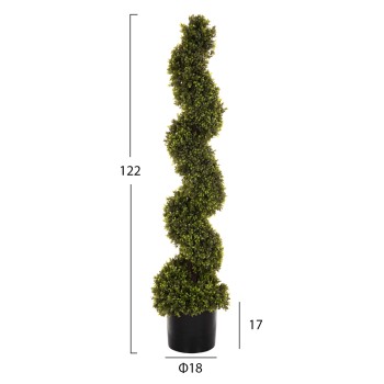 DECORATIVE SYNTHETIC PLANT IN POT FK4022 COMMON BOX (BOXWOOD) Φ18x17-122Hcm.