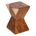 SIDE STOOL ANVIL FK9756 SUAR WOOD IN NATURAL  30x30x46Hcm.