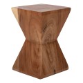 SIDE STOOL ANVIL FK9756 SUAR WOOD IN NATURAL  30x30x46Hcm.
