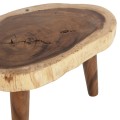 COFFEE TABLE DOMPU FK9630 SOLID SUAR WOOD 8cm THICK TABLETOP 66x44x46Hcm. COFFEE TABLE DOMPU FK9630 SOLID SUAR WOOD 8cm THICK TABLETOP 66x44x46Hcm.