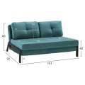 SOFA-BED CONSTANCE FK3079.15 MINT VELVET 2½-SEATER 151x92x66Hcm. SOFA-BED CONSTANCE FK3079.15 MINT VELVET 2½-SEATER 151x92x66Hcm.
