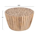 COFFEE TABLE FK9804 TEAK WOOD IN NATURAL Φ80x46Hcm. COFFEE TABLE FK9804 TEAK WOOD IN NATURAL Φ80x46Hcm.