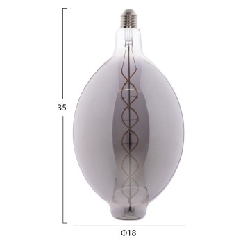 LIGHT BULB FK4051.03 LED FILAMENT 8W E27 3000K SMOKE COLOR DIMMABLE LIGHT BULB FK4051.03 LED FILAMENT 8W E27 3000K SMOKE COLOR DIMMABLE