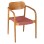 ARMCHAIR OSLO FK9636.06 TEAK WOOD IN NATURAL & ROPE--B'RATED 55x54x80Hcm.
