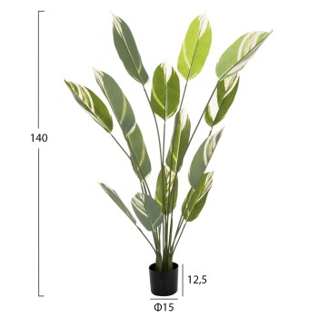 DECORATIVE SYNTHETIC PLANT IN POT FK7997 CALATHEA 140Hcm.