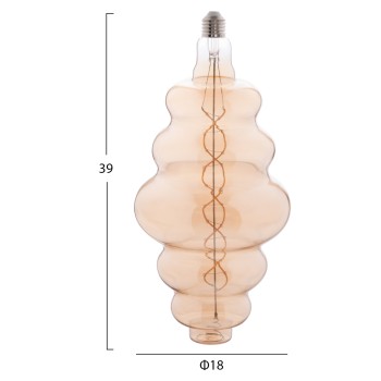 LIGHT BULB FK4056.02 LED FILAMENT 8W E27 3000K GOLD COLOR DIMMABLE LIGHT BULB FK4056.02 LED FILAMENT 8W E27 3000K GOLD COLOR DIMMABLE