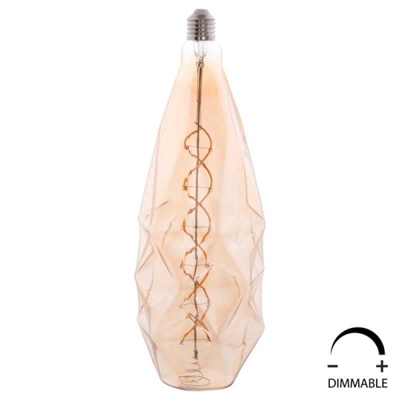 LIGHT BULB LED FILAMENT 8W E27 3000K GOLD COLOR DIMMABLE FK4058 LIGHT BULB LED FILAMENT 8W E27 3000K GOLD COLOR DIMMABLE FK4058