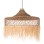 CEILING PENDANT LAMP FK4031 PALM LEAF FIBERS AND SEAGRASS FRINGES IN NATURAL Φ123x65Hcm.