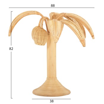 DECORATIVE TREE COCOON FK4319 COCONUT-TYPE MADE OF NATURAL RATTAN Φ88x84Hcm. DECORATIVE TREE COCOON FK4319 COCONUT-TYPE MADE OF NATURAL RATTAN Φ88x84Hcm.