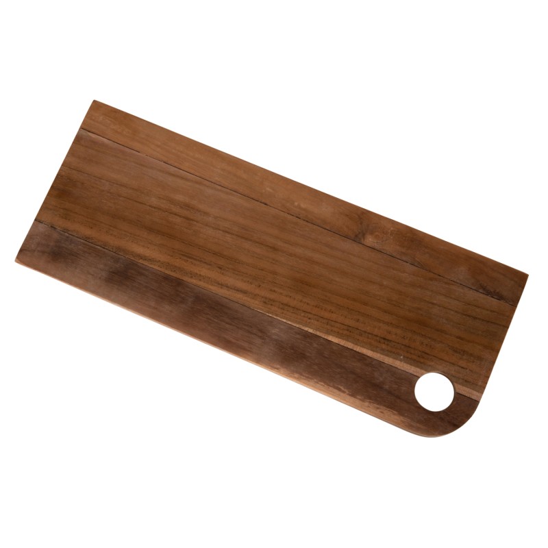 CUTTING BOARD FOR THE KITCHEN FK4291 TEAK WOOD IN NATURAL-WITH HANGING HOLE 15x38,5x2H cm. CUTTING BOARD FOR THE KITCHEN FK4291 TEAK WOOD IN NATURAL-WITH HANGING HOLE 15x38,5x2H cm.