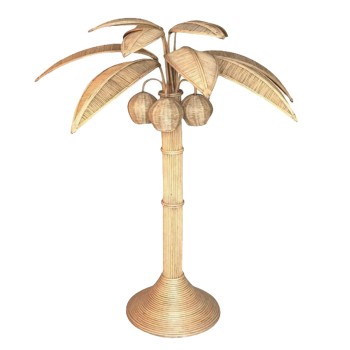 DECORATIVE TREE COCOON FK4318 COCONUT-TYPE MADE OF NATURAL RATTAN Φ112x145Hcm. DECORATIVE TREE COCOON FK4318 COCONUT-TYPE MADE OF NATURAL RATTAN Φ112x145Hcm.