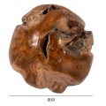 FLOOR DECORATION CLEM FK9654 SPHERE MADE OF SOLID TEAK WOOD-SMALL SIZE Φ30cm.