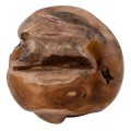 FLOOR DECORATION CLEM FK9654 SPHERE MADE OF SOLID TEAK WOOD-SMALL SIZE Φ30cm.