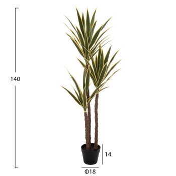 DECORATIVE SYNTHETIC PLANT FK7984 PALM TREE IN POT 140H cm. DECORATIVE SYNTHETIC PLANT FK7984 PALM TREE IN POT 140H cm.