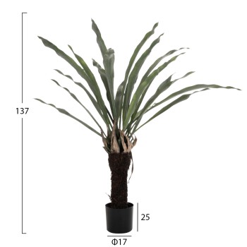 DECORATIVE SYNTHETIC PLANT FK7975 ASPLENIUM PROLONGATUM (FERN) IN POT 137Hcm.