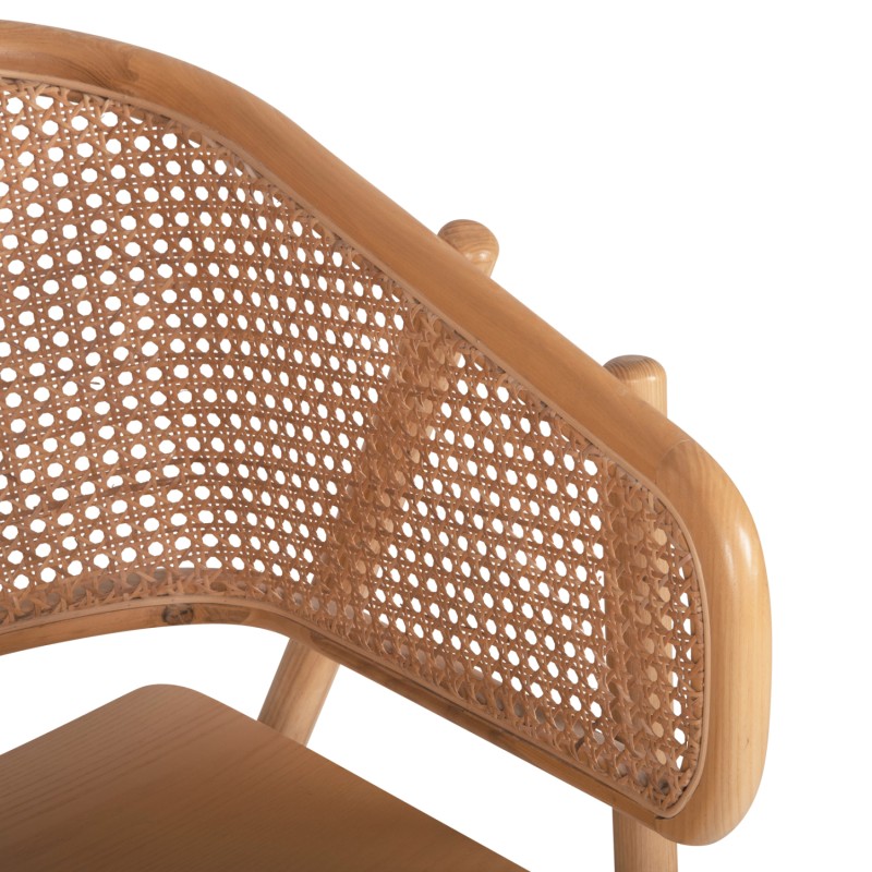 ARMCHAIR KENLEE FK9872 ASHWOOD AND NATURAL RATTAN IN NATURAL COLOR 57,5x55x81Hcm. ARMCHAIR KENLEE FK9872 ASHWOOD AND NATURAL RATTAN IN NATURAL COLOR 57,5x55x81Hcm.