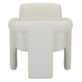 ARMCHAIR CRUSHER FK9681.04 WHITE BOUCLE FABRIC-METAL FRAME 82x78x87Hcm. ARMCHAIR CRUSHER FK9681.04 WHITE BOUCLE FABRIC-METAL FRAME 82x78x87Hcm.