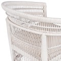 ARMCHAIR MALAWI FK9635.02 MAHOGANY WOOD WITH RATTAN IN WHITE--B'RATED 80x70x86Hcm. ARMCHAIR MALAWI FK9635.02 MAHOGANY WOOD WITH RATTAN IN WHITE--B'RATED 80x70x86Hcm.