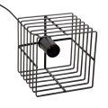 CEILING PENDANT LAMP FK4131 BLACK METAL CAP 16x16x124Hcm. CEILING PENDANT LAMP FK4131 BLACK METAL CAP 16x16x124Hcm.