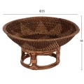DECORATIVE BOWL WITH BASE FK4270 KETAK WICKERWORK Φ35x18Hcm. DECORATIVE BOWL WITH BASE FK4270 KETAK WICKERWORK Φ35x18Hcm.