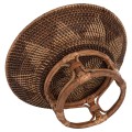 DECORATIVE BOWL WITH BASE FK4270 KETAK WICKERWORK Φ35x18Hcm. DECORATIVE BOWL WITH BASE FK4270 KETAK WICKERWORK Φ35x18Hcm.