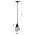 CEILING PENDANT LAMP FK4171 BLACK METAL MESH CAP Φ13x125Hcm. CEILING PENDANT LAMP FK4171 BLACK METAL MESH CAP Φ13x125Hcm.