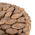 SIDE TABLE ROUND COOTER FK9792 TEAK BRANCHES IN NATURAL Φ37x50Hcm.